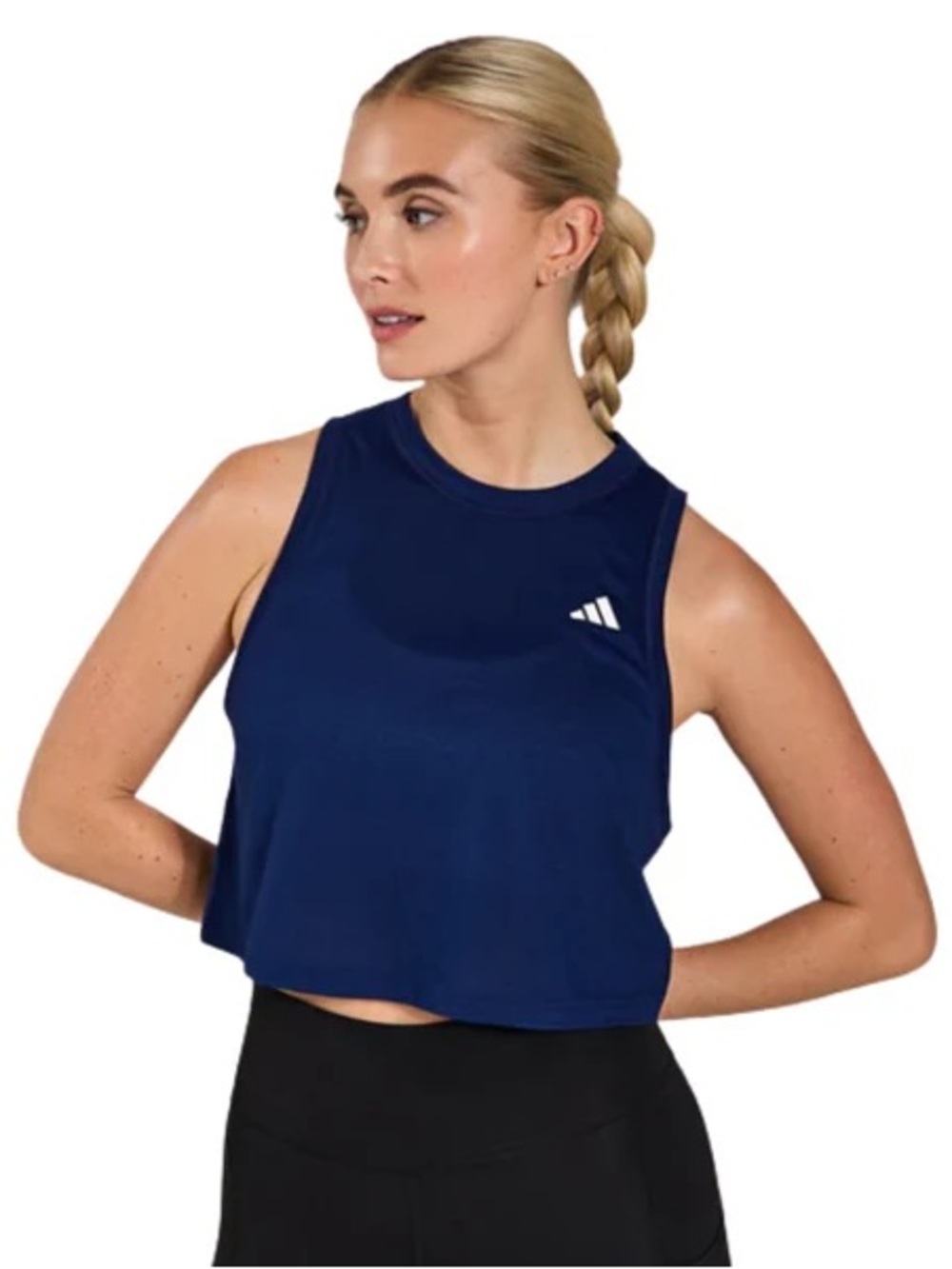🌟NWT Adidas Women’s Navy BOXY Tank Top